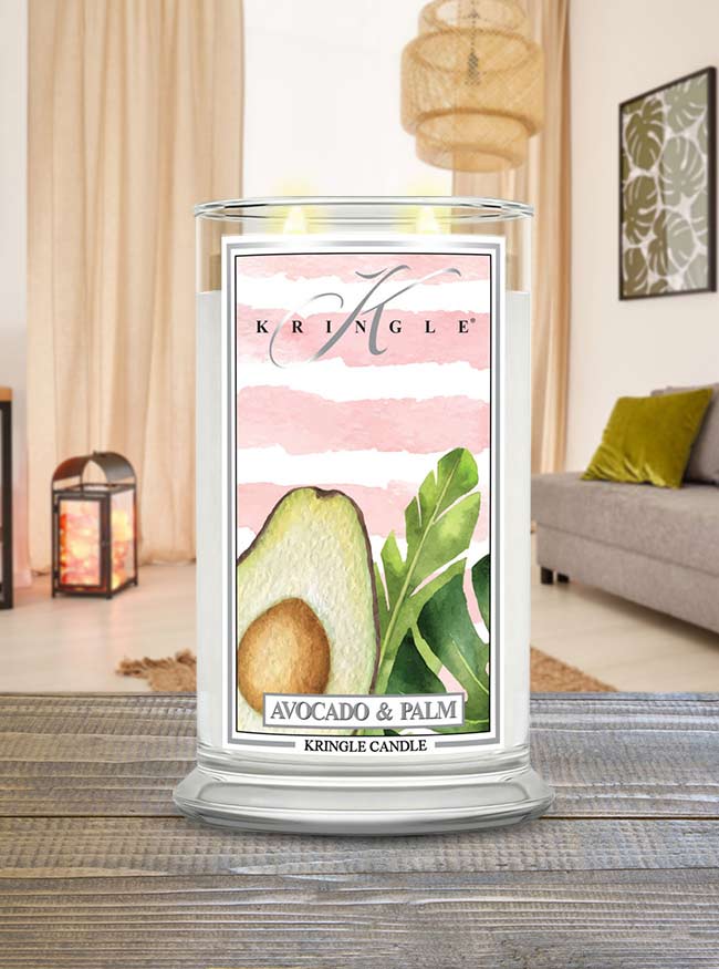 Avocado & Palm Large Jar | Soy Candle