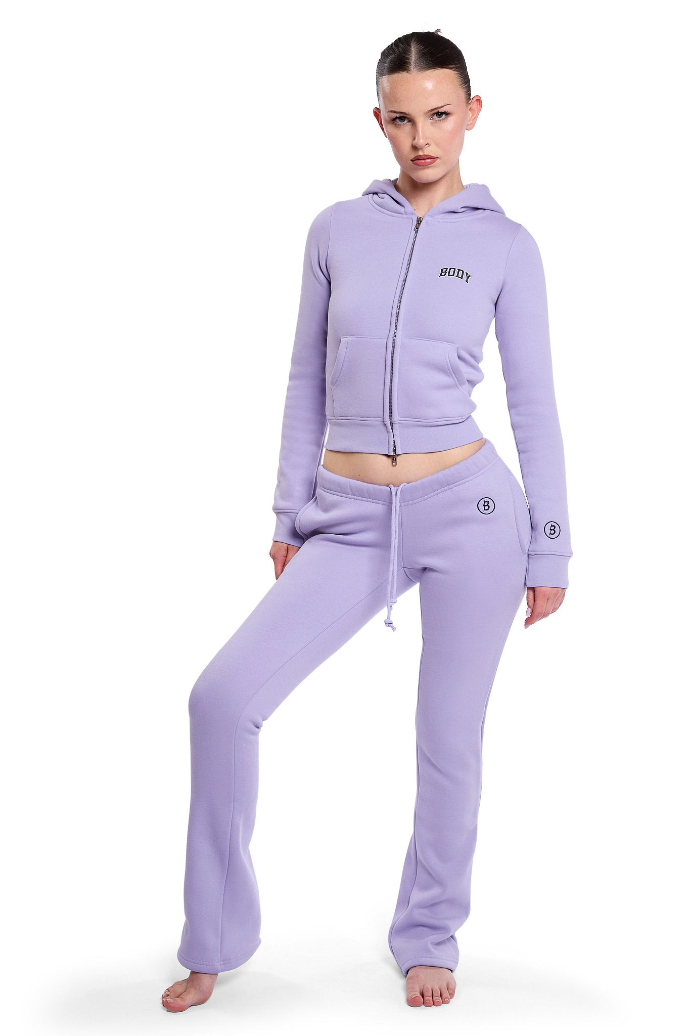 BACKSHOT HOODIE 2.0 (LAVENDER/BLACK)