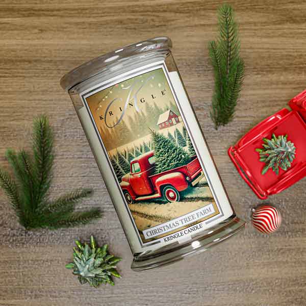 Christmas Tree Farm Large Jar | Soy candle