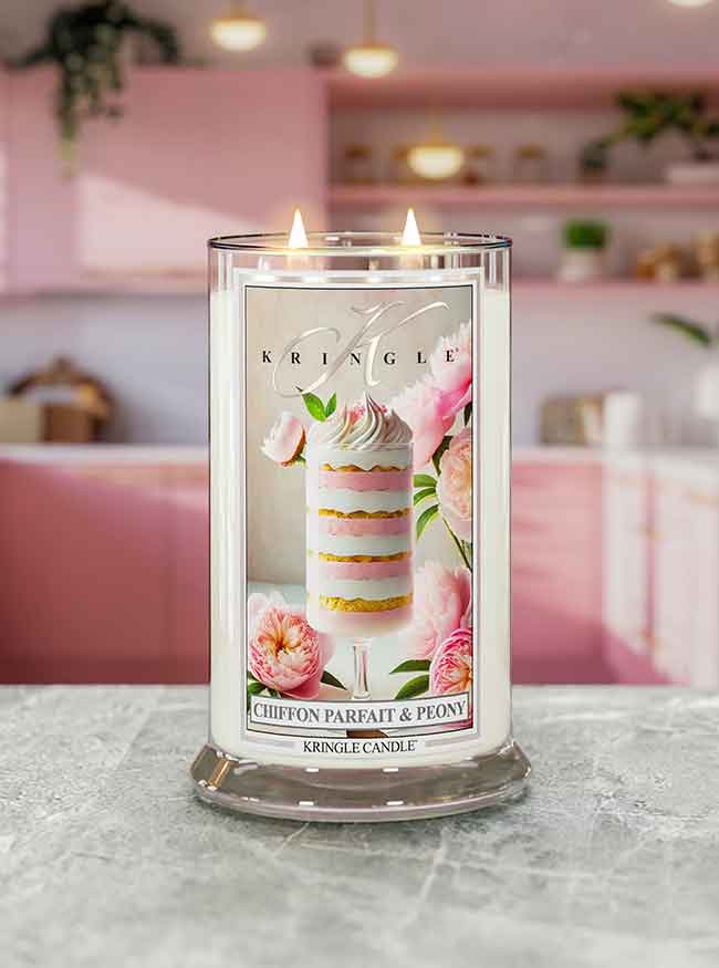 Chiffon Parfait Peony Large Jar NEW! | Soy Candle