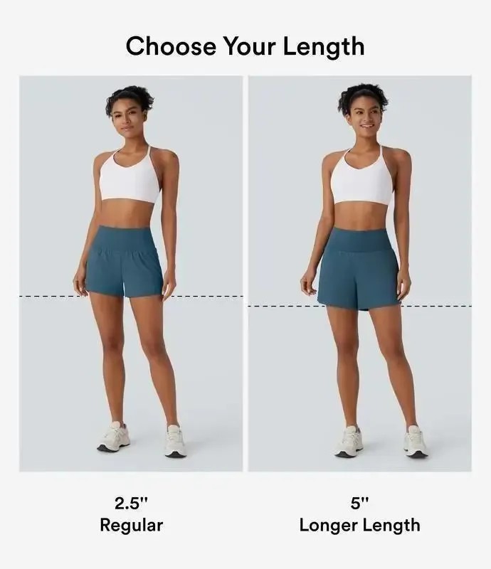 💝Last day promotion-⏰[2-in-1 Anti-Exposure Sports Shorts] Women's 2-in-1 Sports Shorts, Anti-Exposure Running Shorts With Pockets