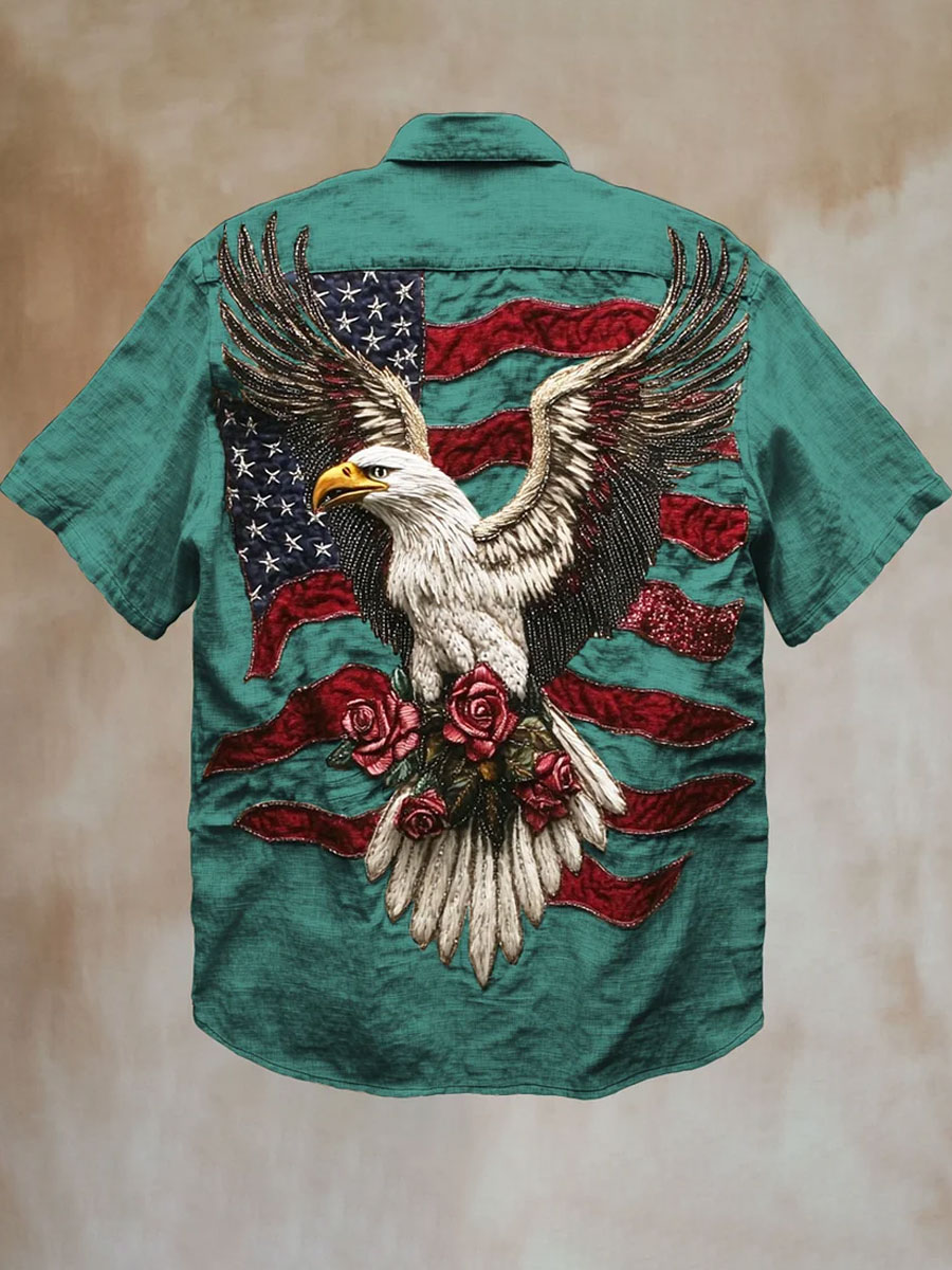 Men'S 250Th Anniversary National Print  Shirt