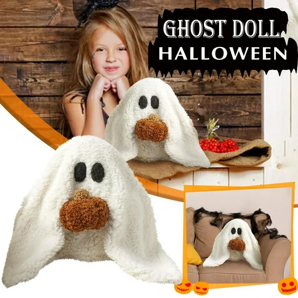 Halloween Spooky Pumpkin Pillow Decoration