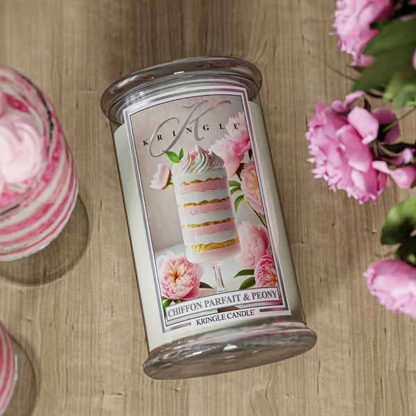 Chiffon Parfait Peony Large Jar NEW! | Soy Candle