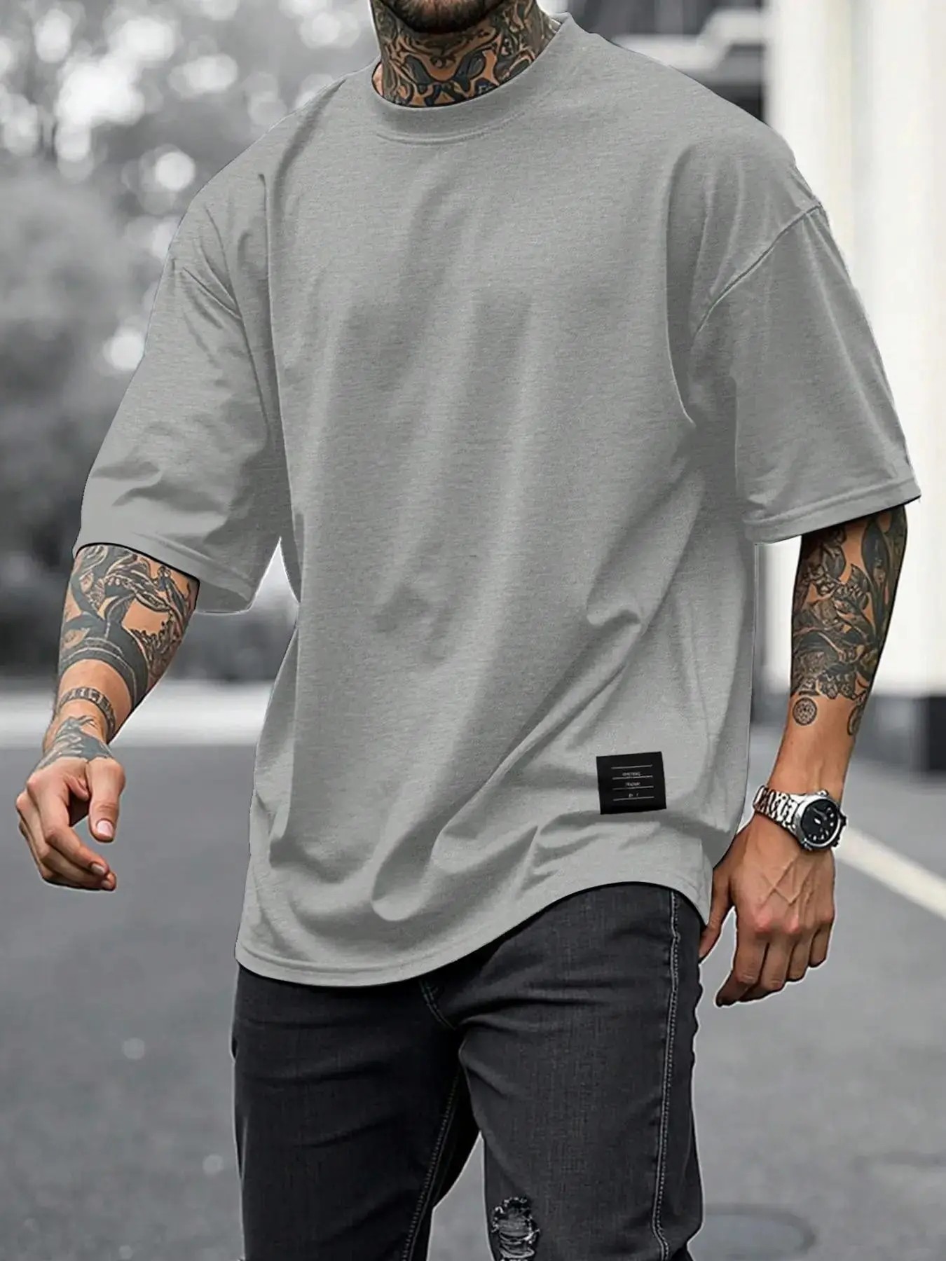 Men’s Ultra-Comfort Daily Essential Oversized Tee
