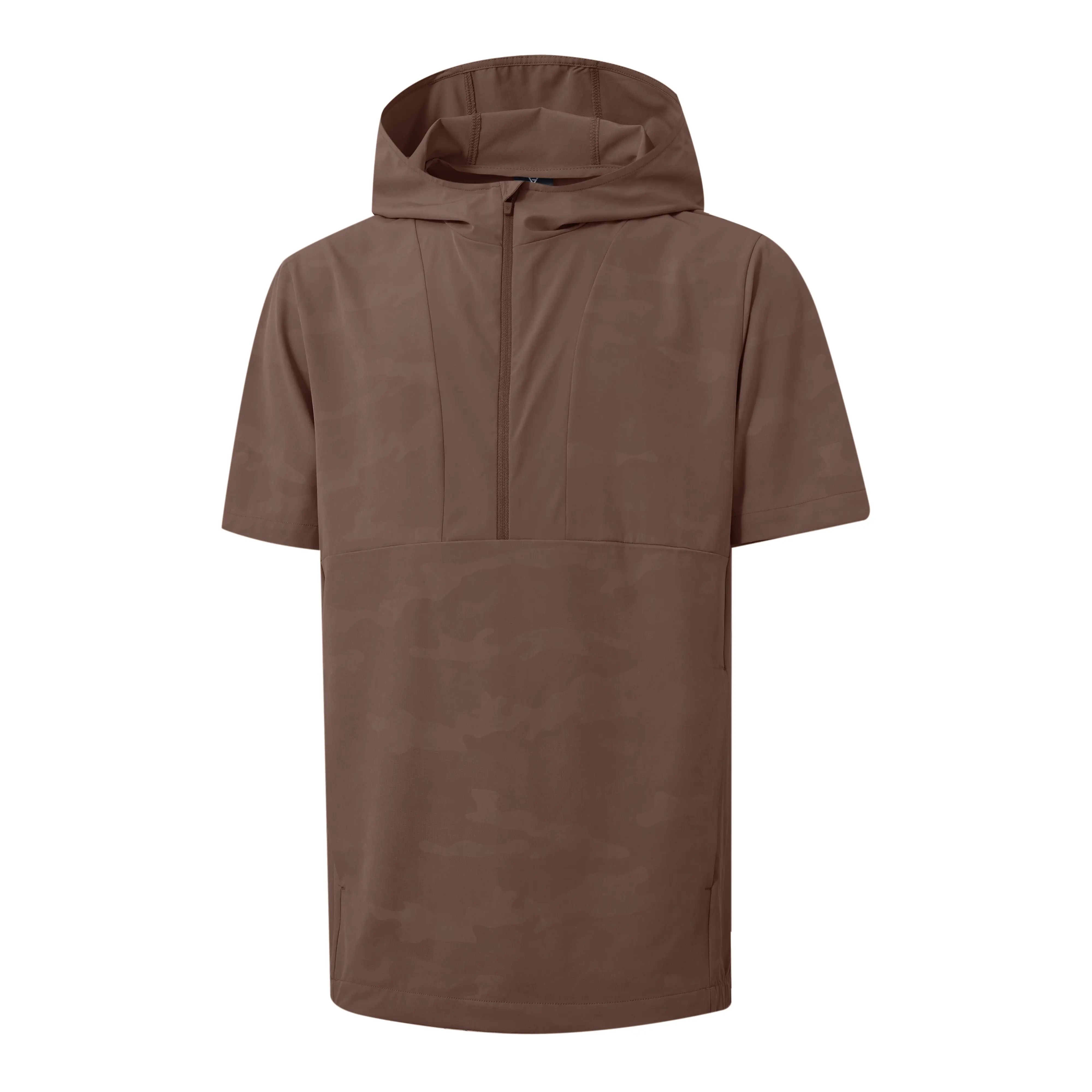 Short Sleeve Hoodies For Men Pocket Water