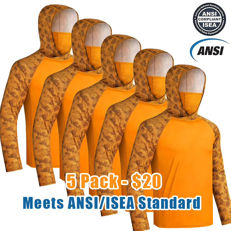 Men’s UPF 50+ Sun Protection Hoodie with UV Detection
