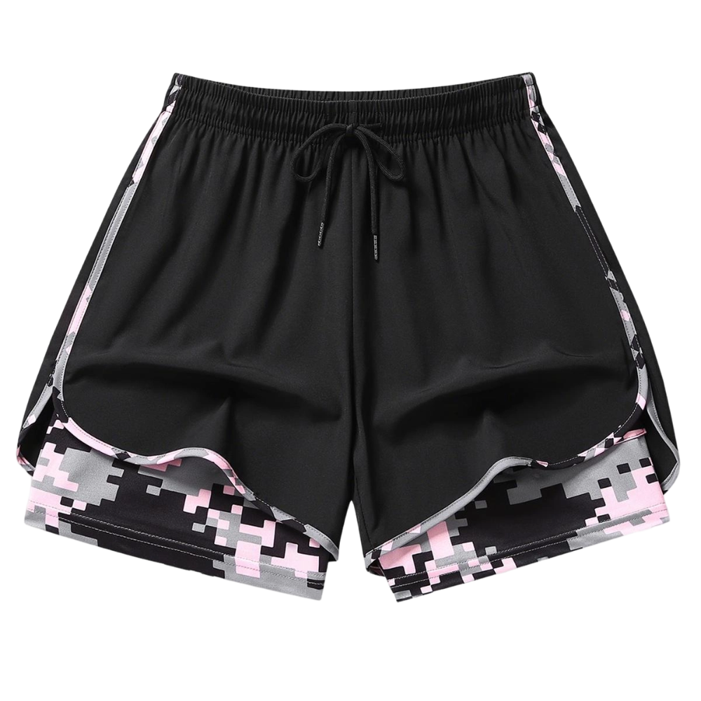 Women’s Casual Athletic Shorts With Built-In Liner