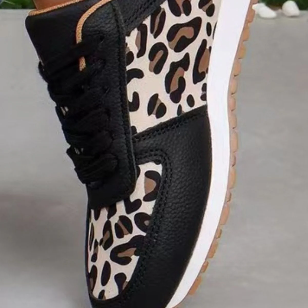 Tied Printed PU Leather Athletic (multiple color options)