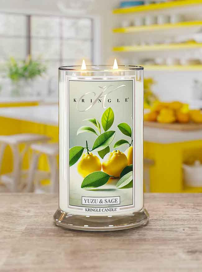 Yuzu & Sage Large Jar NEW! | Soy Candle