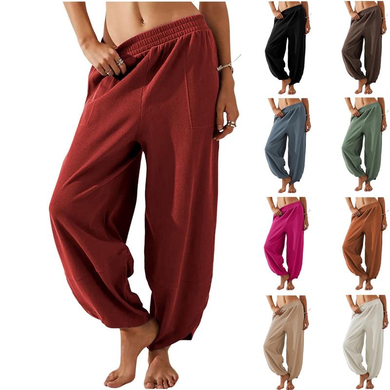🏆LAST DAY SALE 49% OFF💥Women's Baggy Wide Leg Palazzo Pants