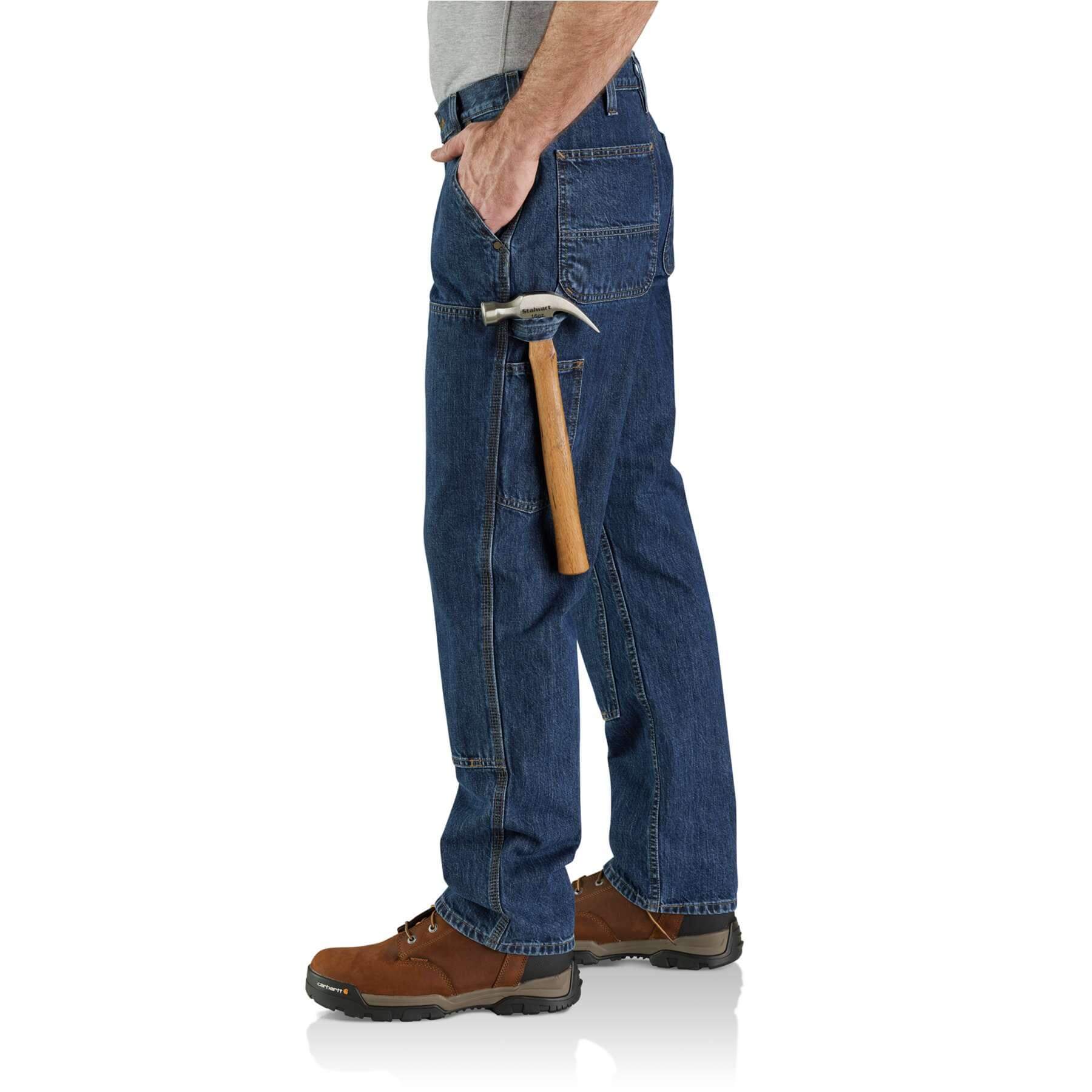CHT Loose Fit Straight Leg Double-Front Logger Jeans 104944