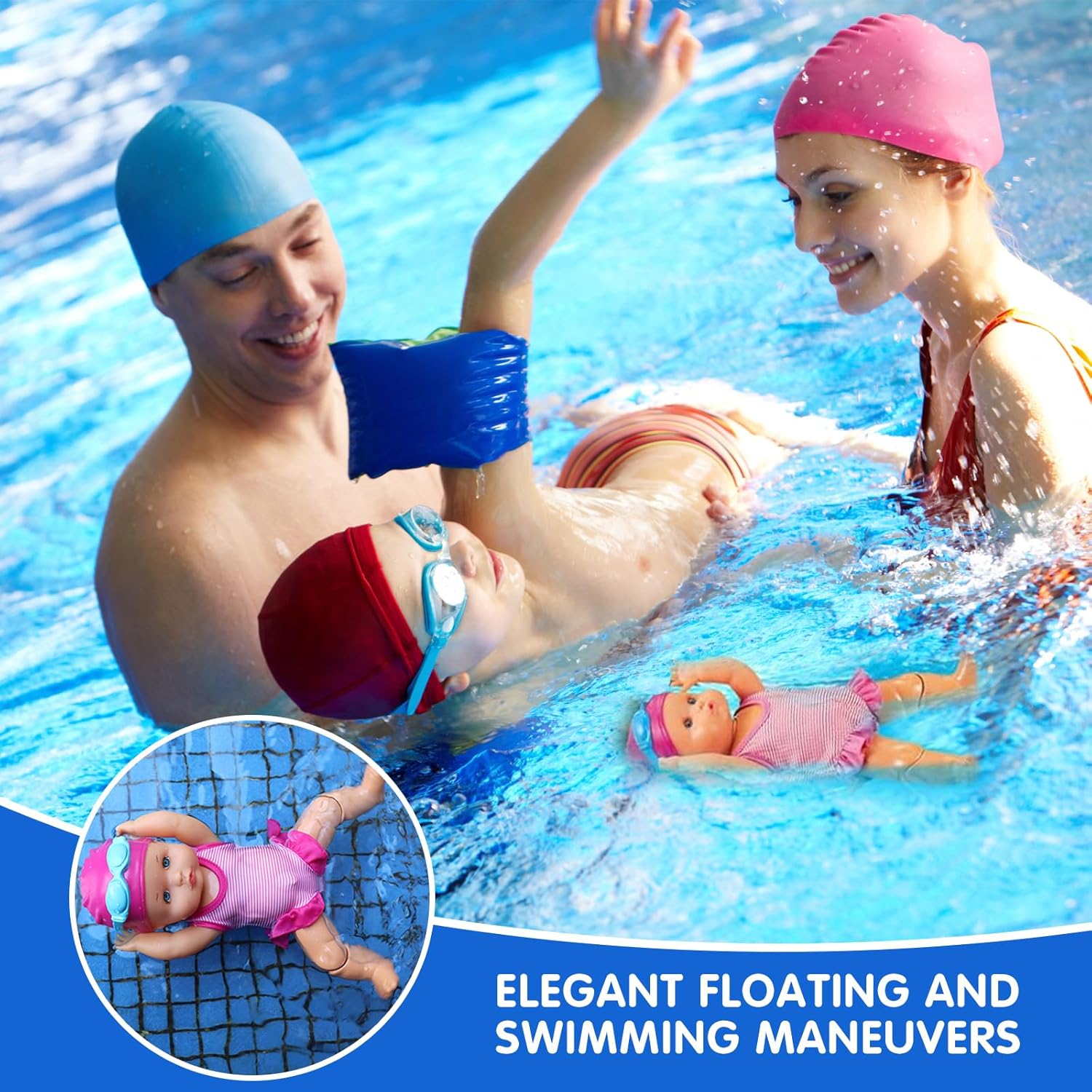 2026 New Packaging Waterproof Swimming Doll