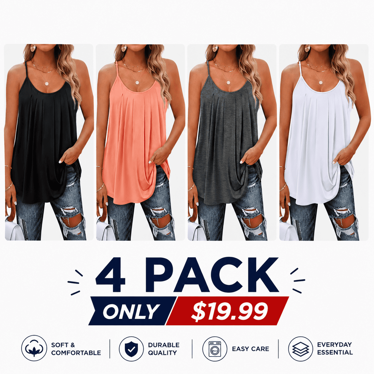 Summer SwimWeek Tank Tops for Women Vacation Outfits 2026 Fashion Trendy Clothes