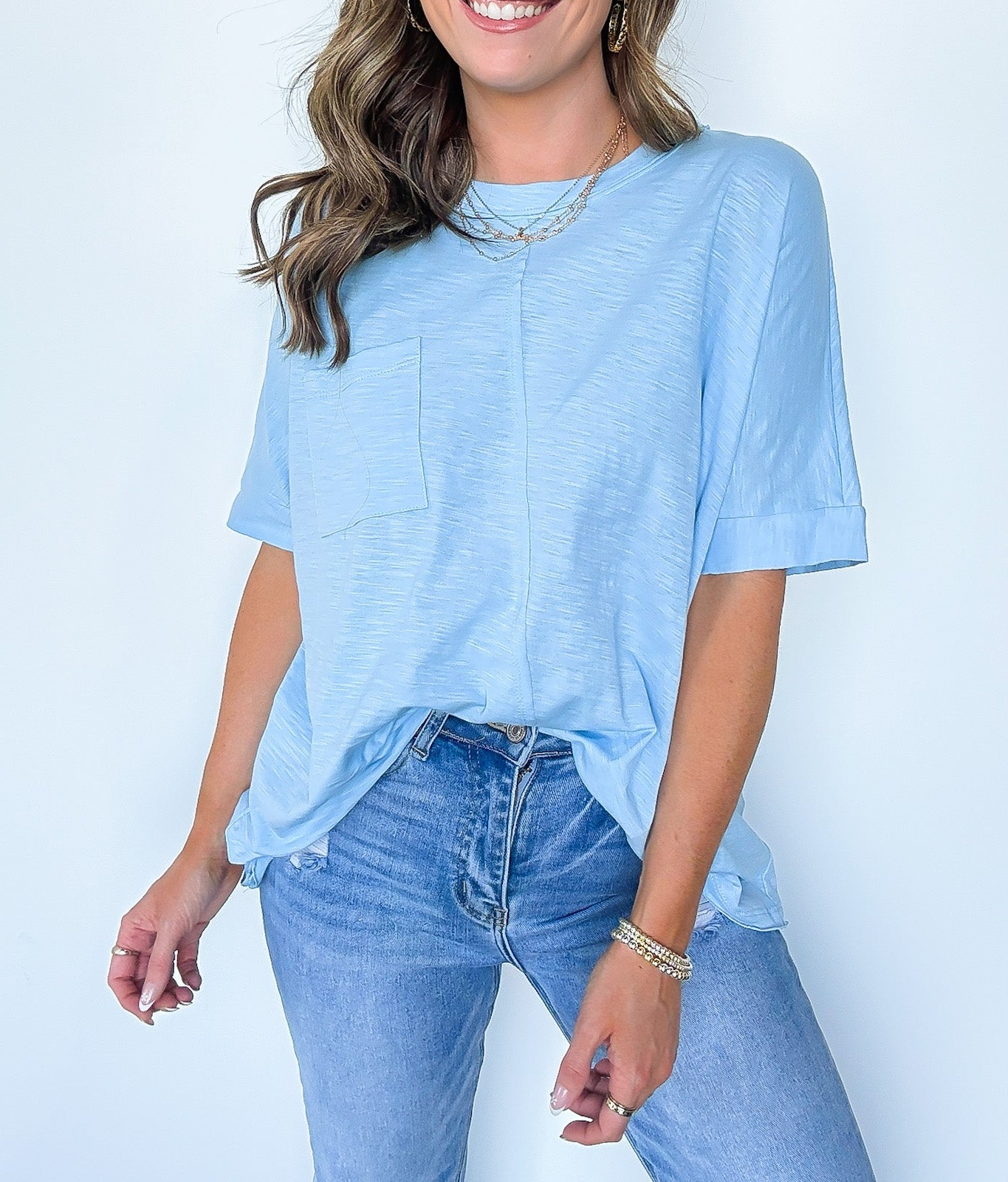 Live in Comfort Relaxed Pocket Tee