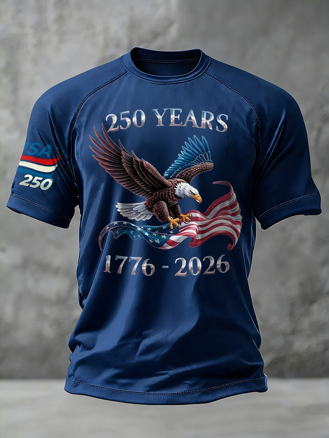 Men'S And Women'S Casual 250Th Anniversary Founding Celebration Raglan T-Shirt