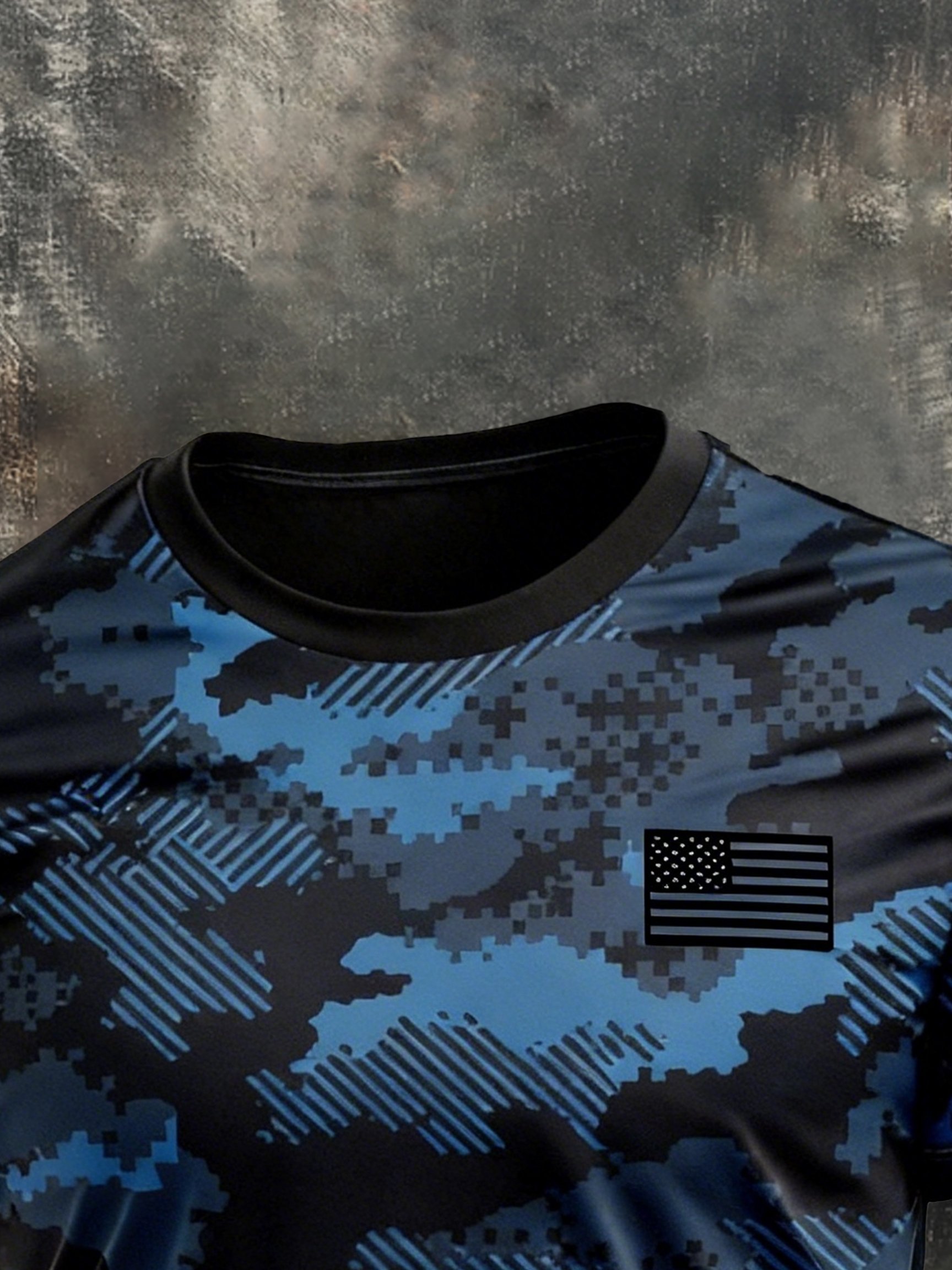 Men's Vintage Patriot Camo Short Sleeve T-Shirt