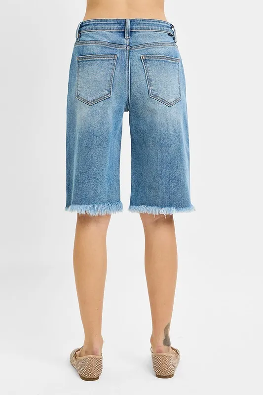 Risen Tummy Control Mid Rise Fit Bermuda Shorts