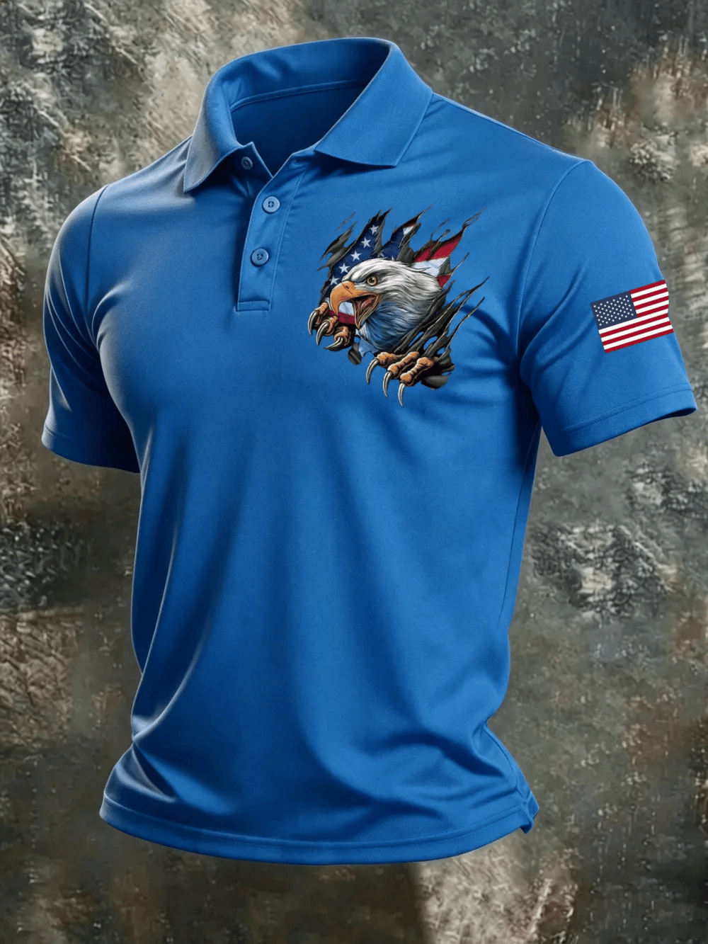 Men's 250Th Anniversary American Casual Short-Sleeve Polo Shirt