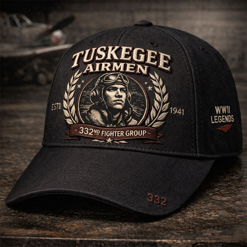 Tuskegee Airmen Print Casual Hat