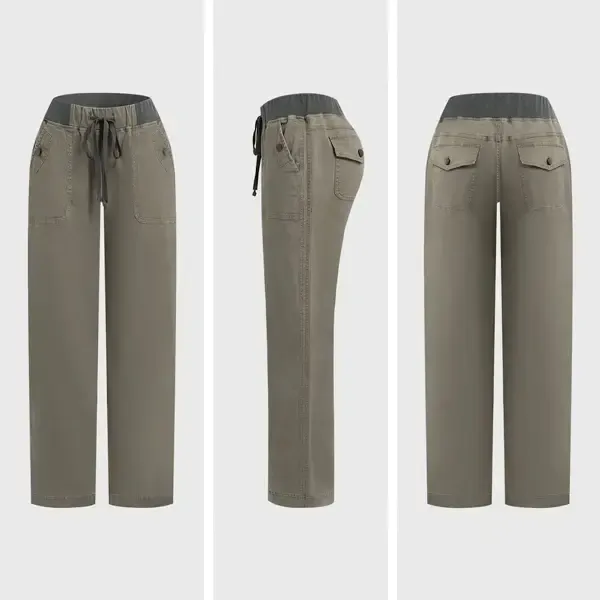 ⚡FINAL SALE⚡- Women's High Stretch Mid Rise Straight Pants
