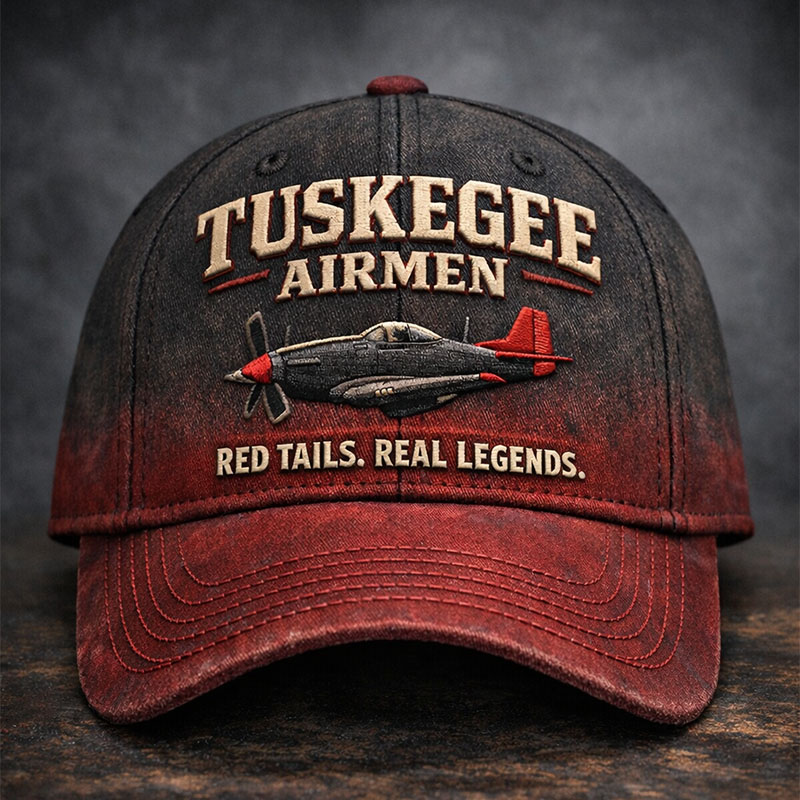 Tuskegee Airmen Print Casual Hat