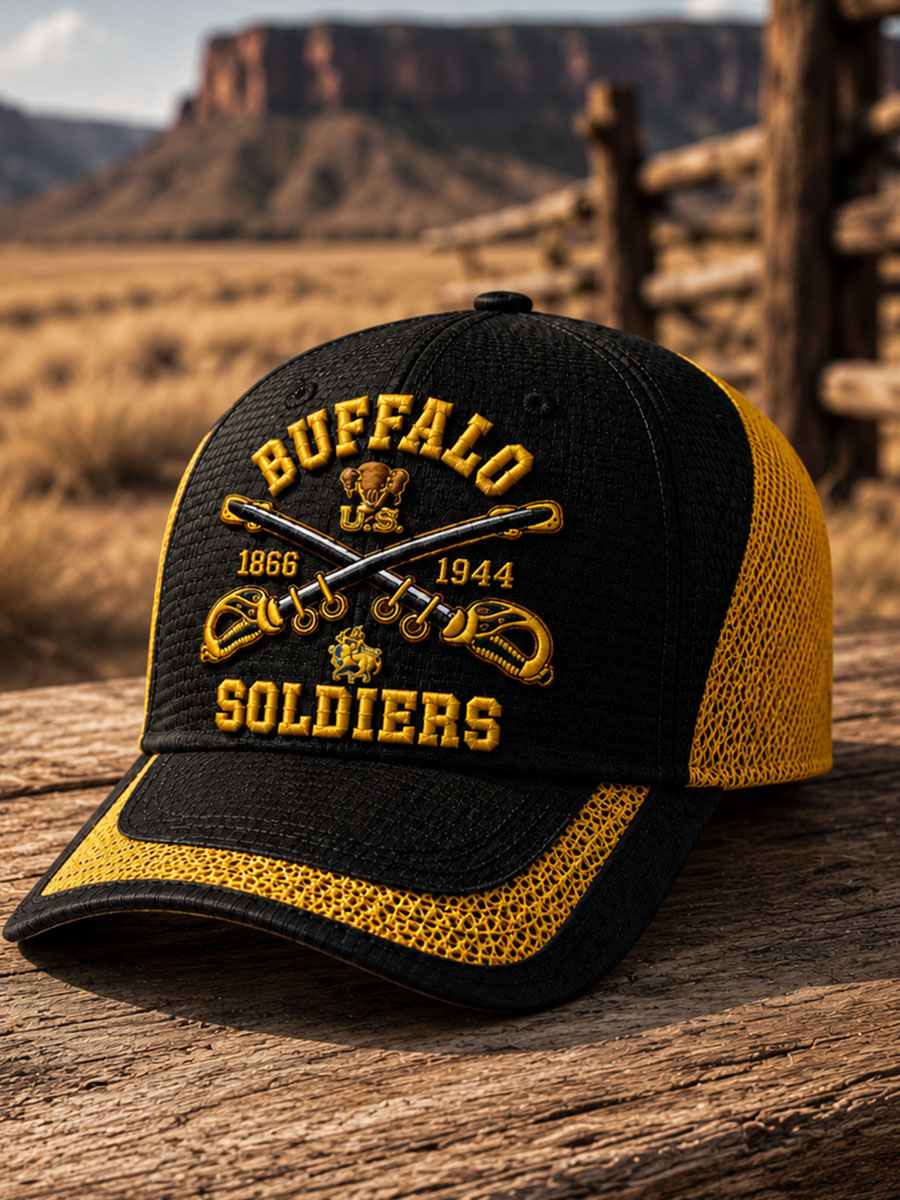 Buffalo Soldiers Vintage Military Cap