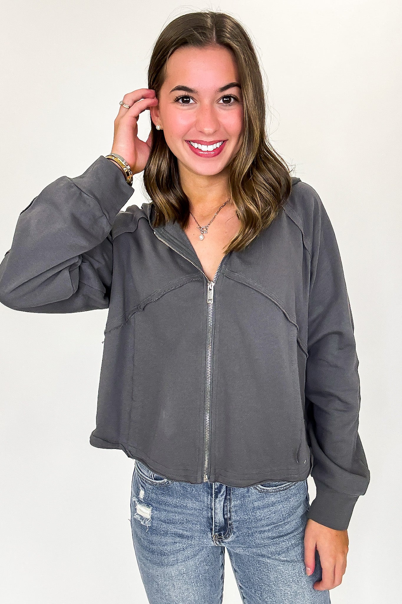 Structured Seam Hoodie