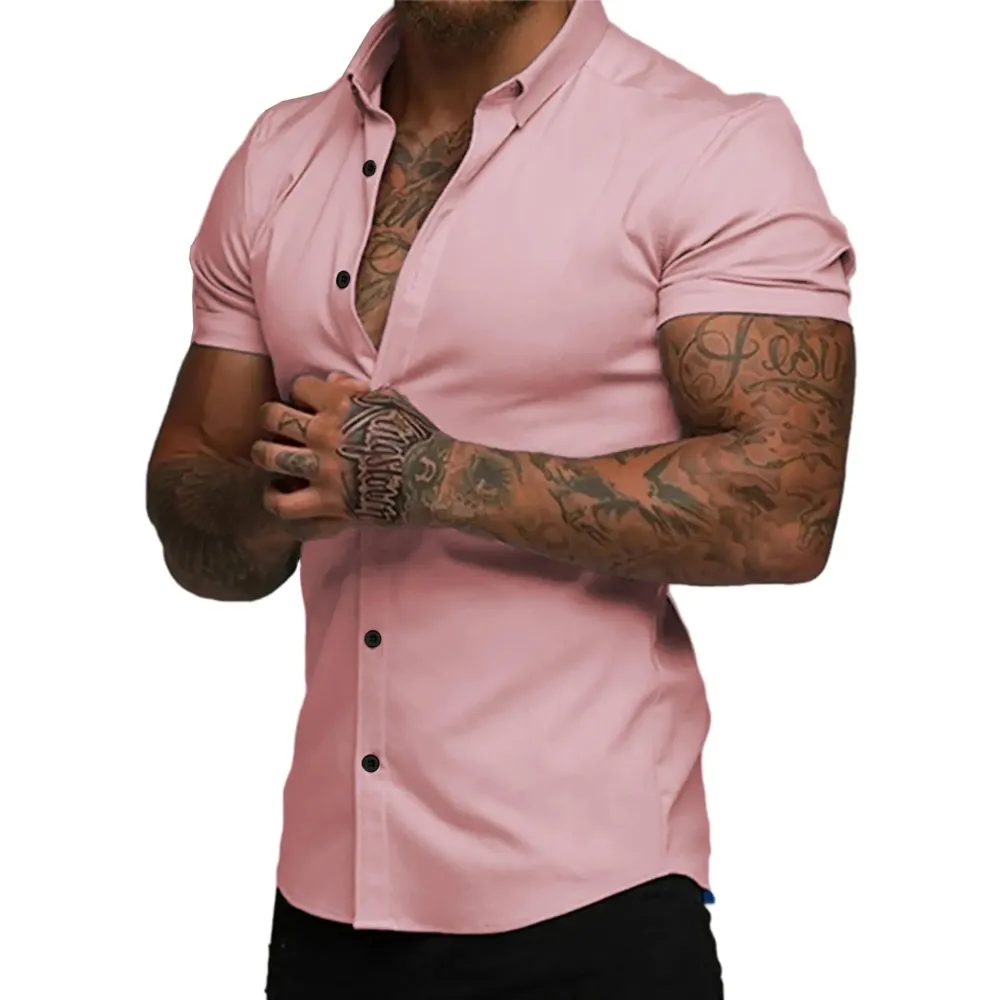Mens Casual Button Down Shirt