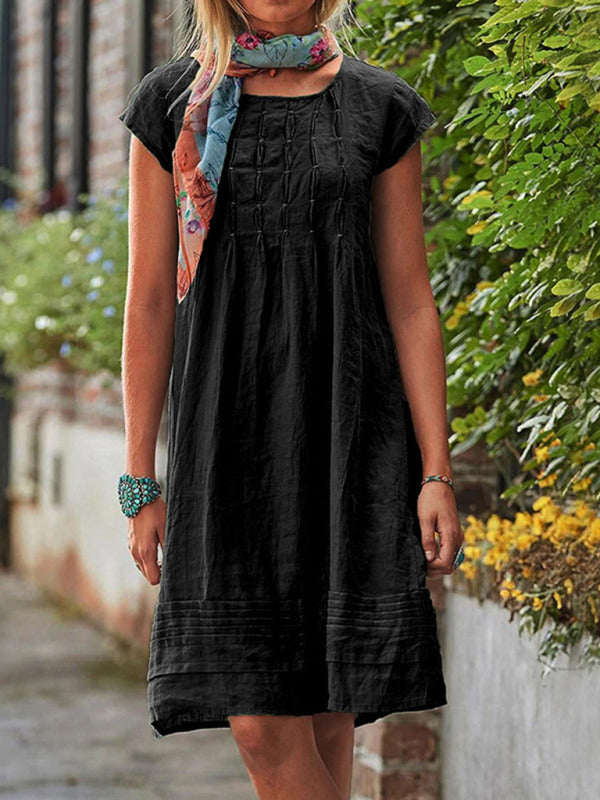 Loose Midi Skirt Slimming Dress