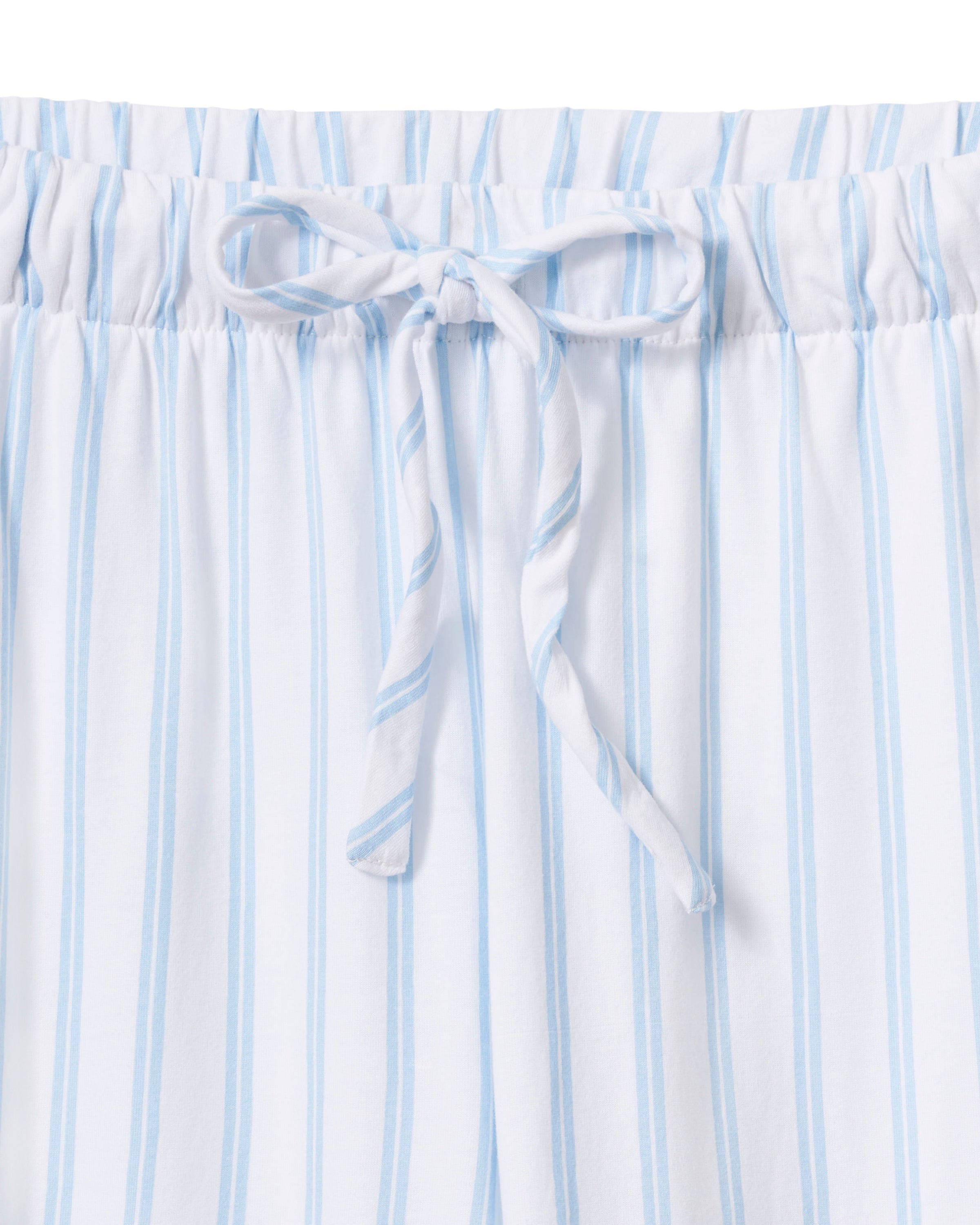 The Olivia Pima Short Set in Periwinkle Stripe