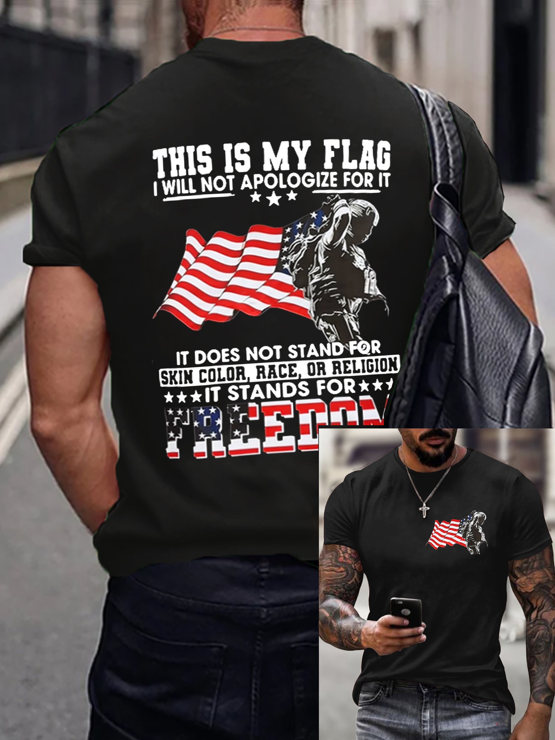 Men's America's 250th Anniversary Print T-Shirt