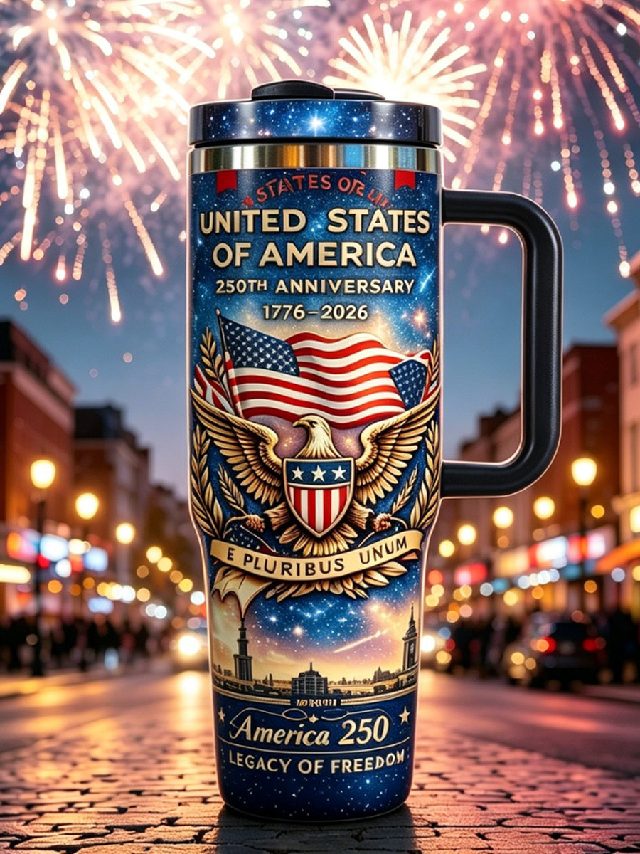 250Th Anniversary Commemoration 40Oz Second Generation Handle Car Cup Insulated Ice King Cup