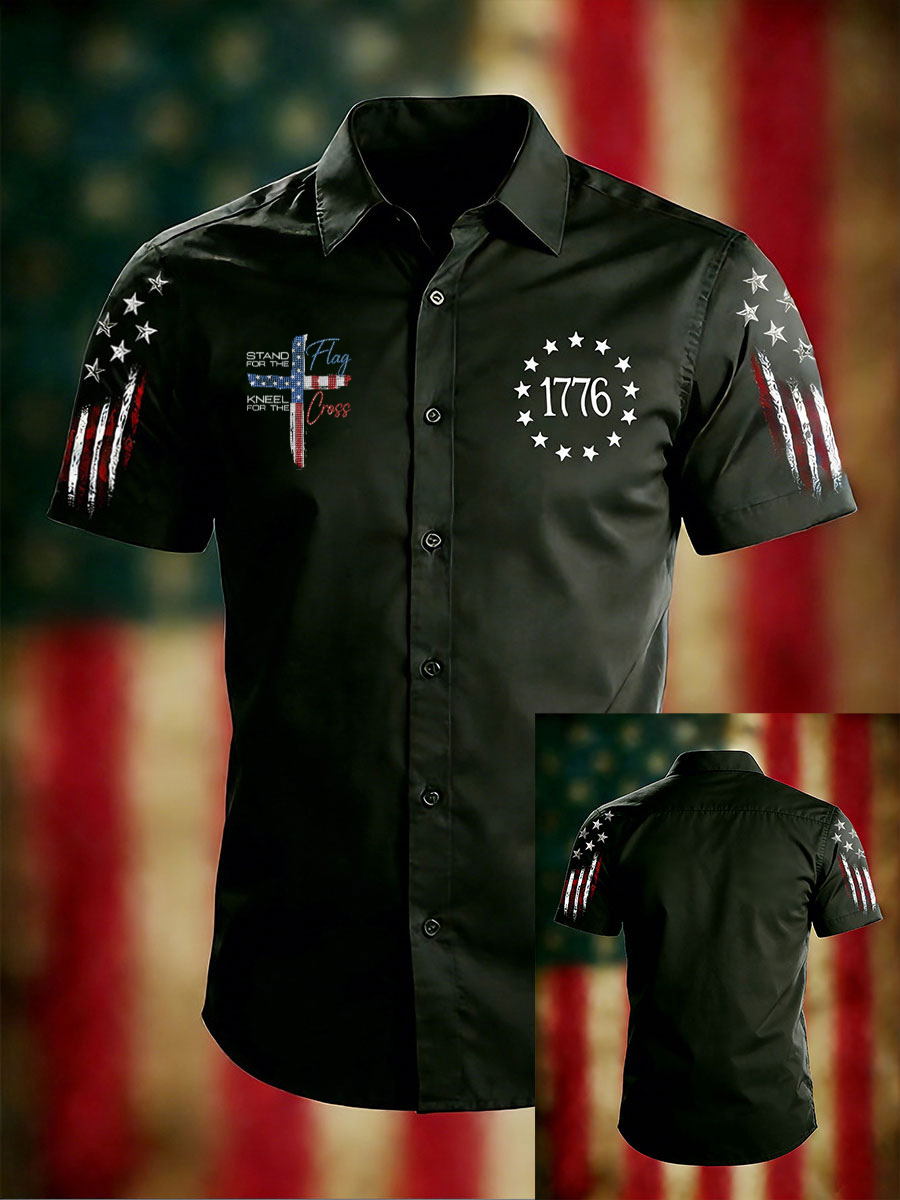 Men'S 250th Anniversary National Print Shirt