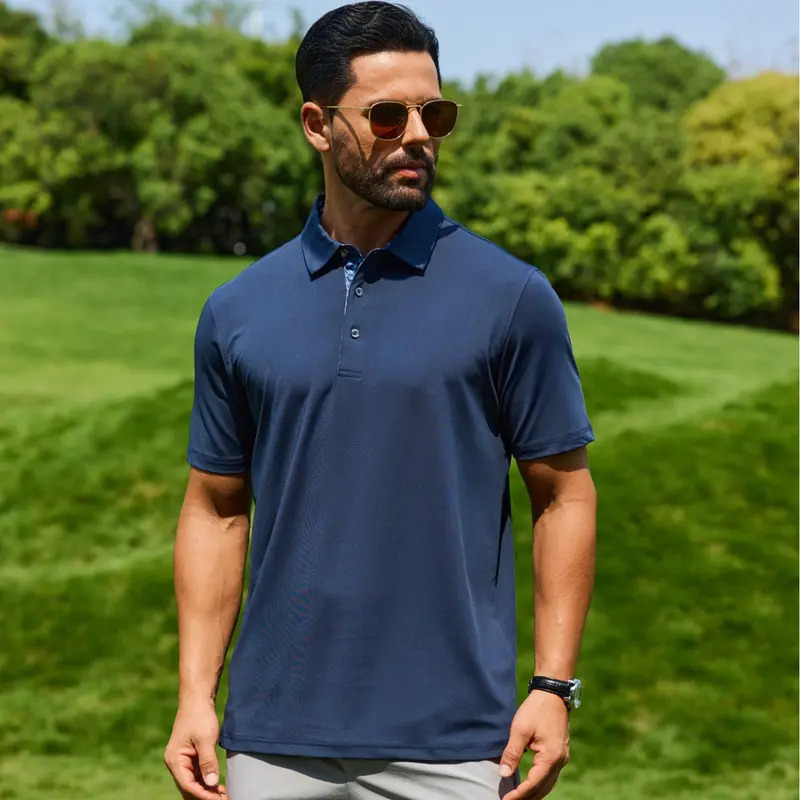 Men's Polo Shirt 3-Piece Set — Soft, Breathable Pure Cotton Material