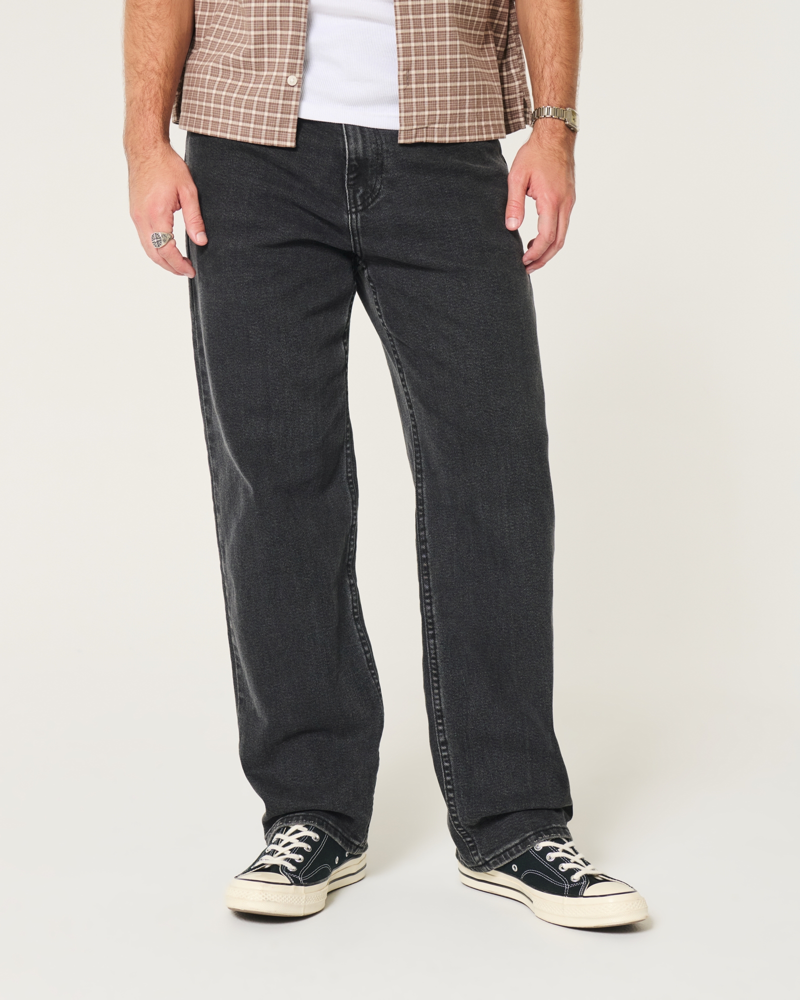 Light Wash Baggy Jeans