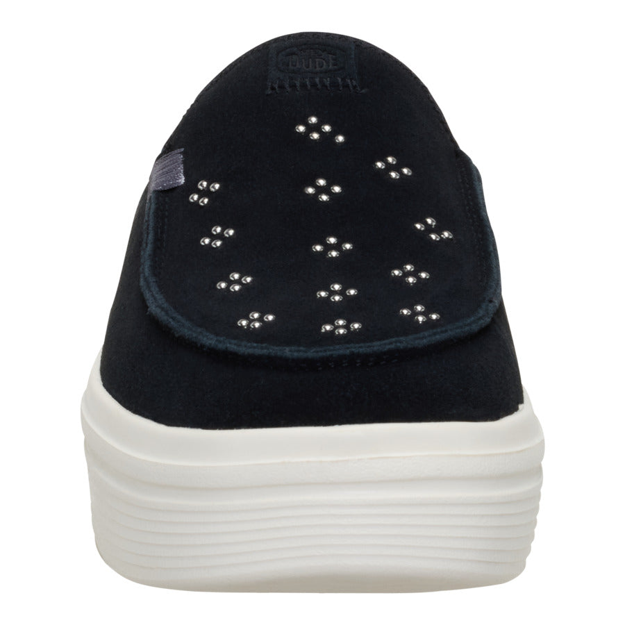 Austin Lift Suede Stud - Black