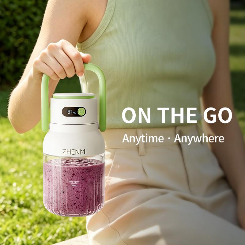 Today 2 Pcs Only $29-BPA-Free Cordless Blender, 33oz,Make Party Shakes, Morning Smoothies & Healthy Drinks