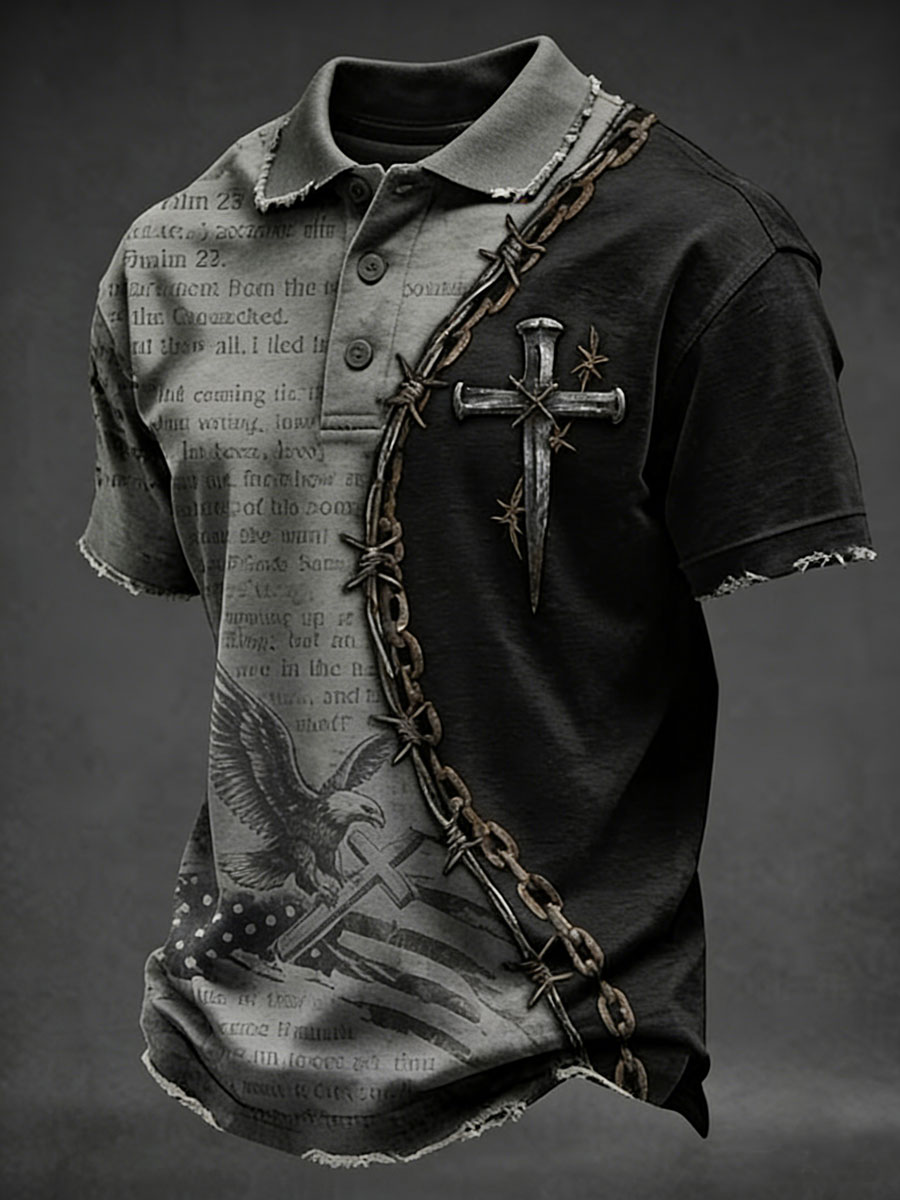 Men'S Faith Printed POLO Shirt