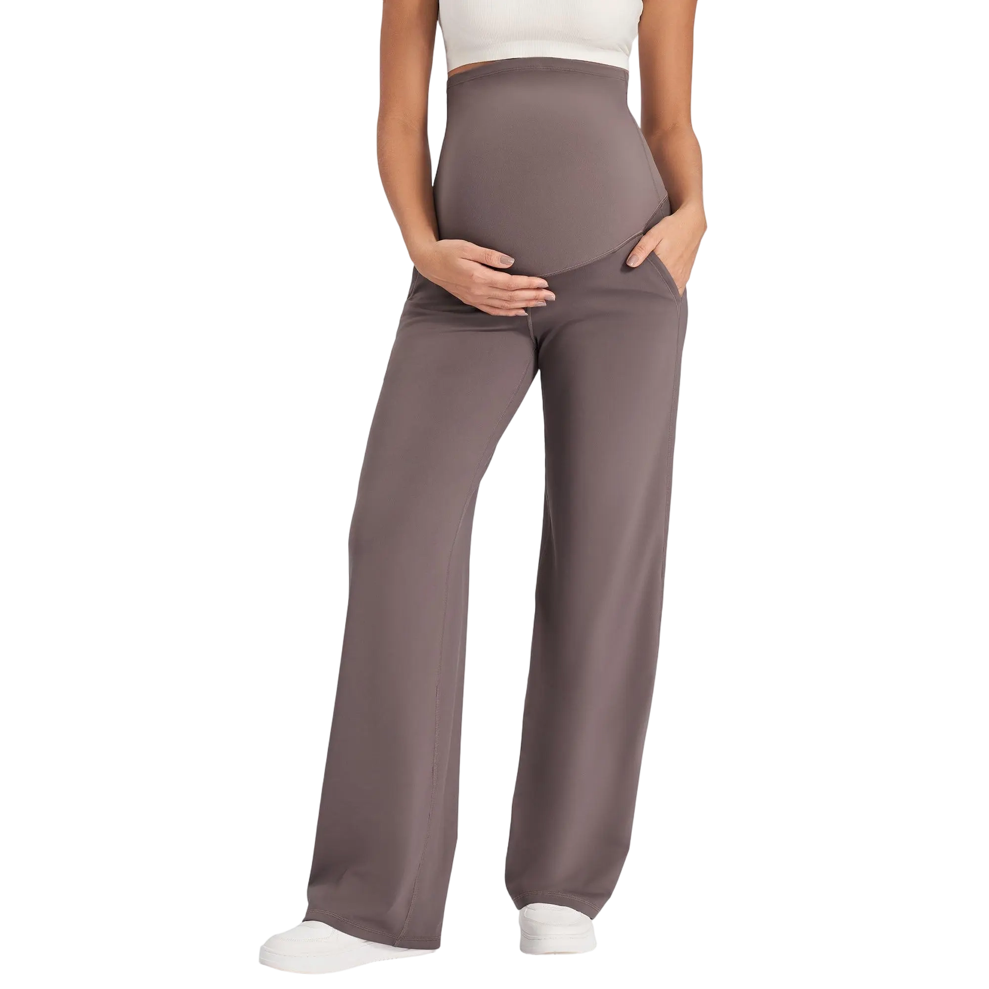 Maternity Wide Leg Pants for Comfortable Pregnancy Pregnant Prenatal