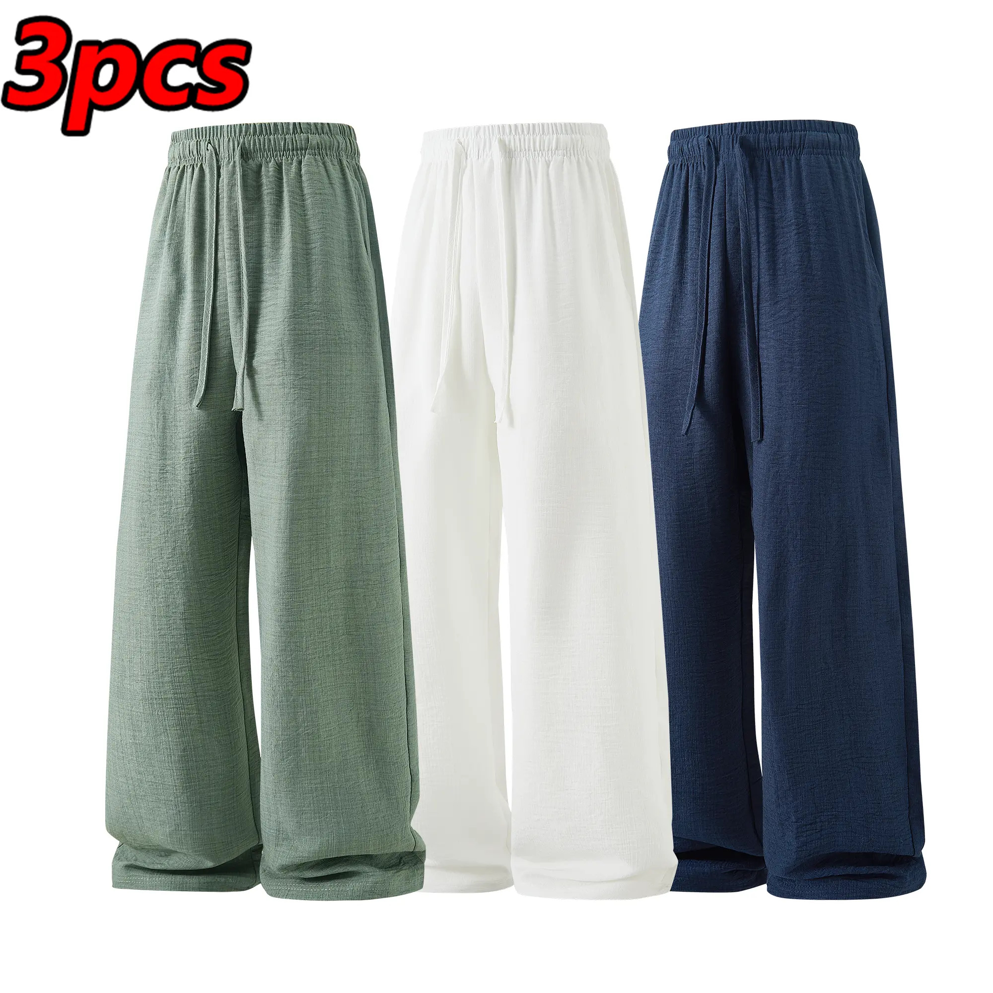 Men’s Summer Lightweight Casual Retro Pants