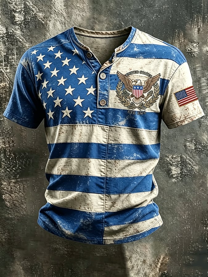 Men's 250th Anniversary Short-Sleeve Printed Polo Shirt