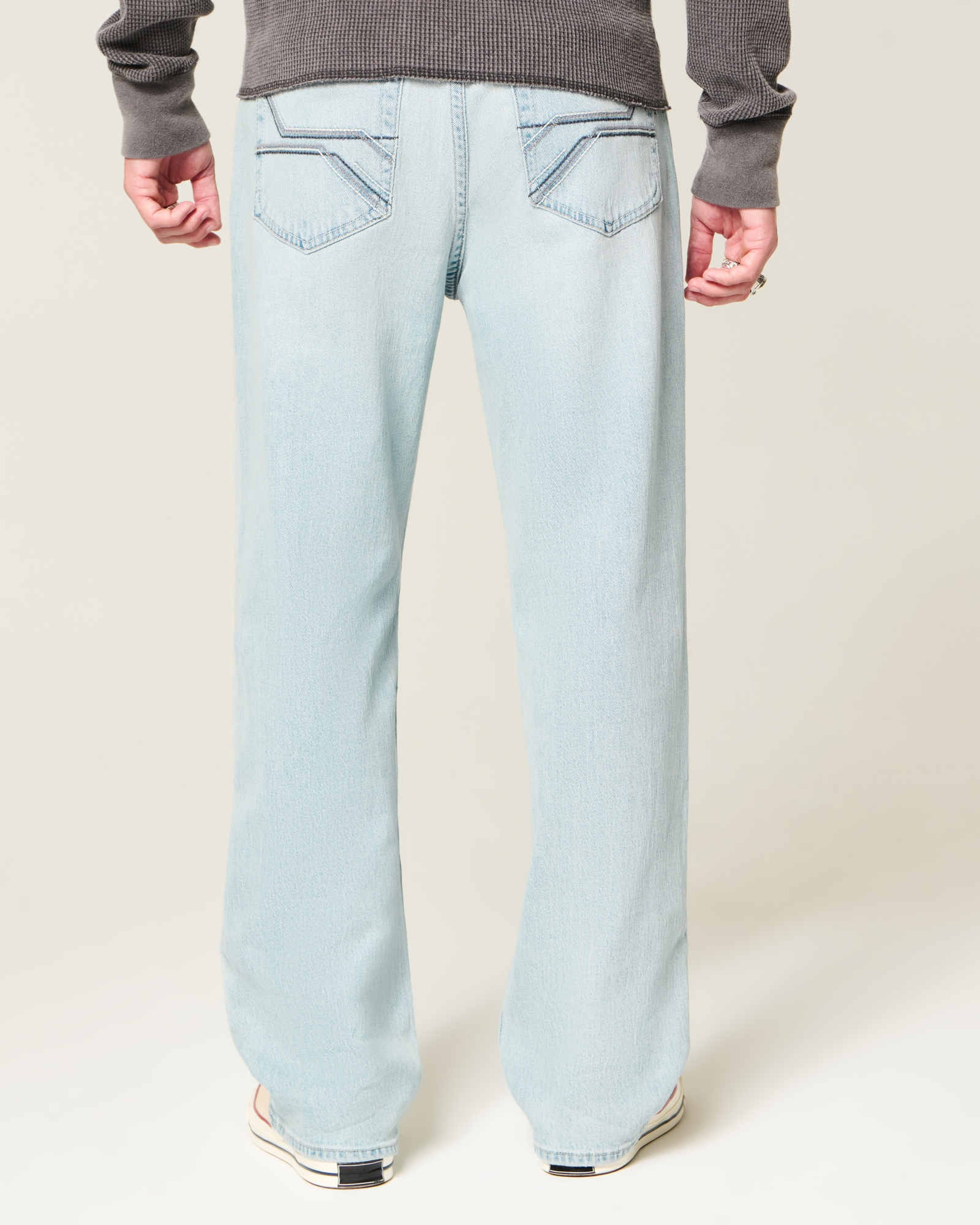Light Wash Baggy Jeans