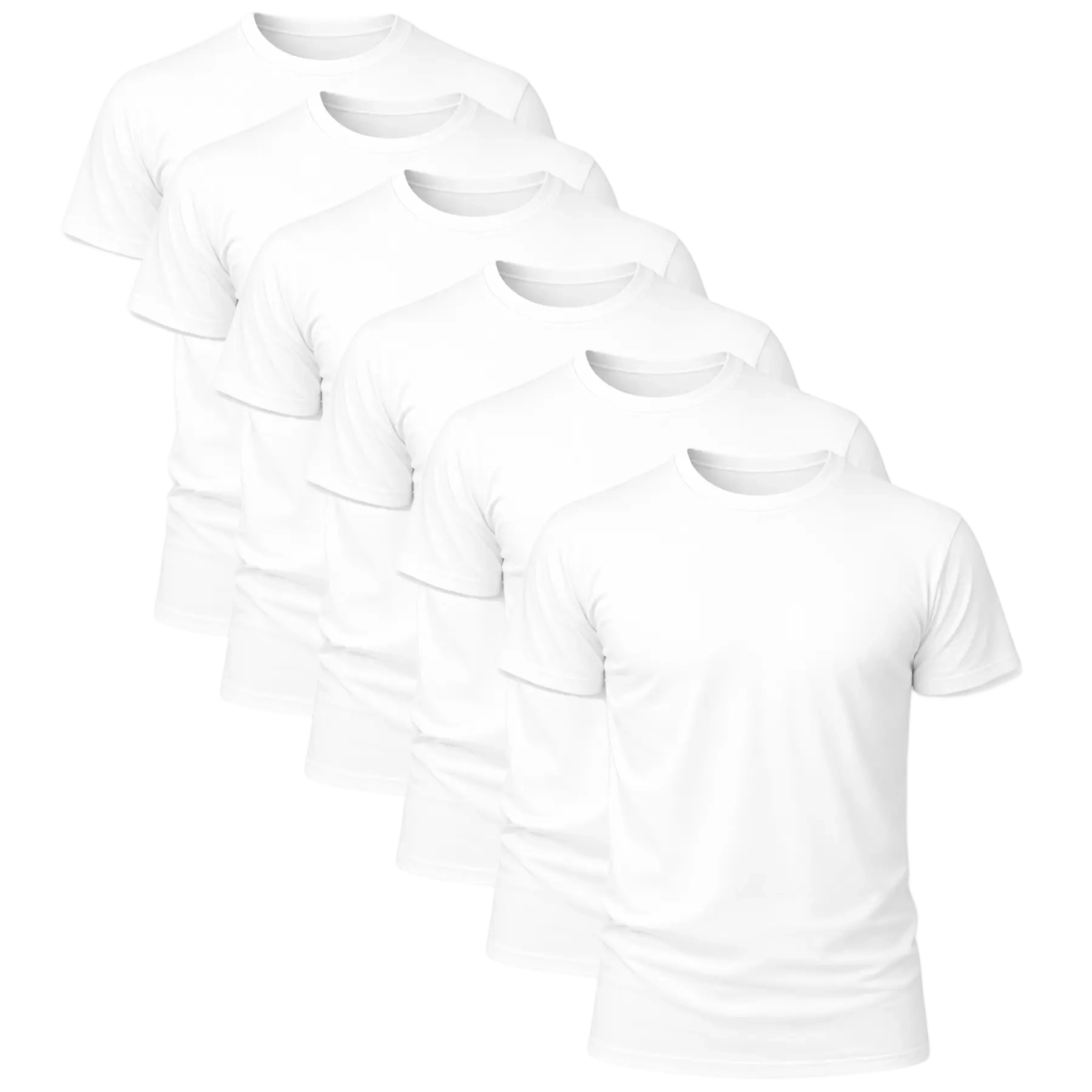 18-Pack $24 The more you buy,the lower the price. Stock up! Men's Black Crew Neck T-Shirt,Short Sleeve,Comfort Fit undershirts basic T-shirt Cotton Blend Basic Tee Easy Care Durable Menswear Top