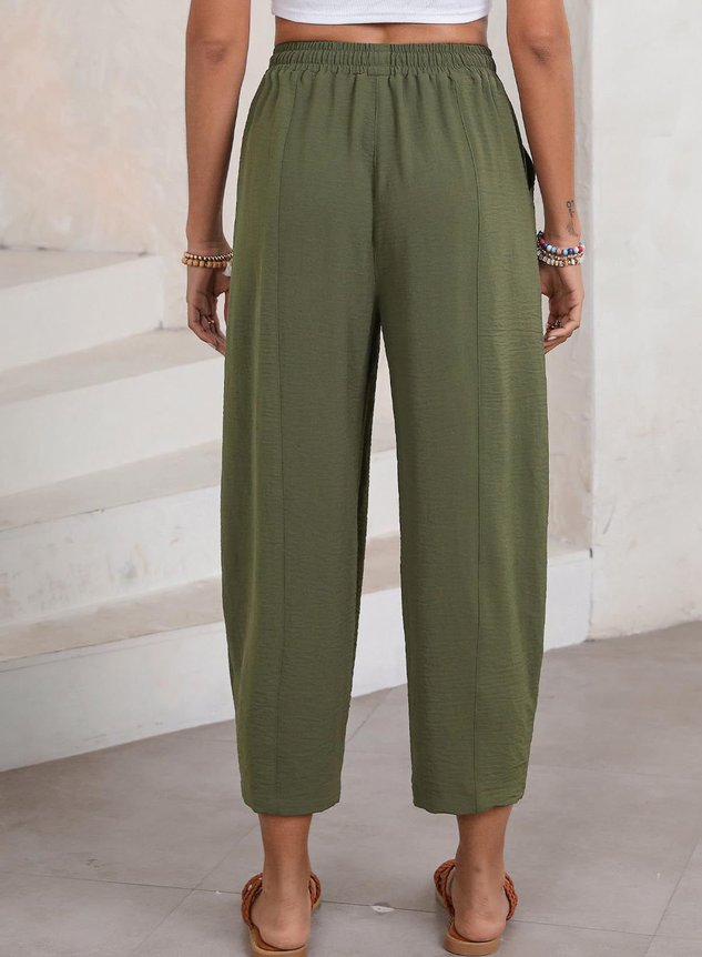 Plain Loose Simple Pants