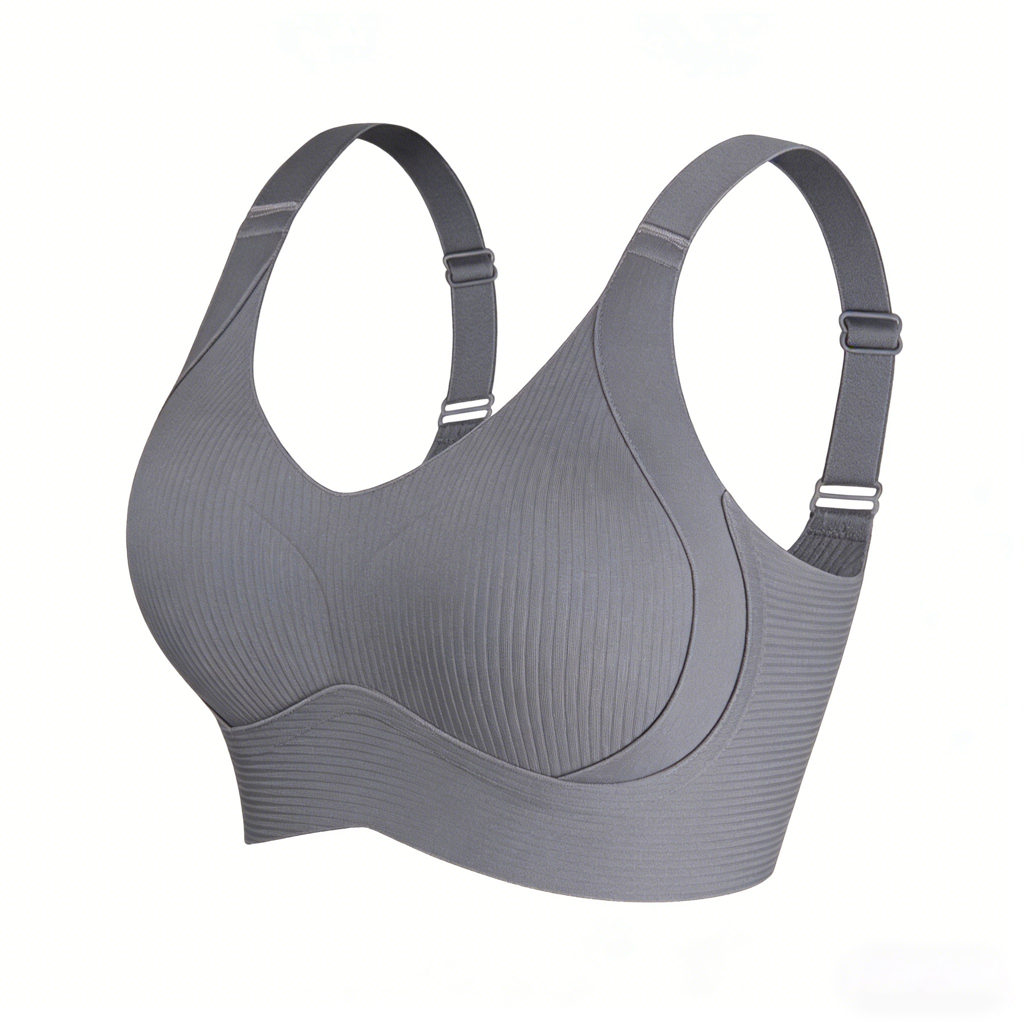 Women's Solid Wireless Comfort Push Up Bra