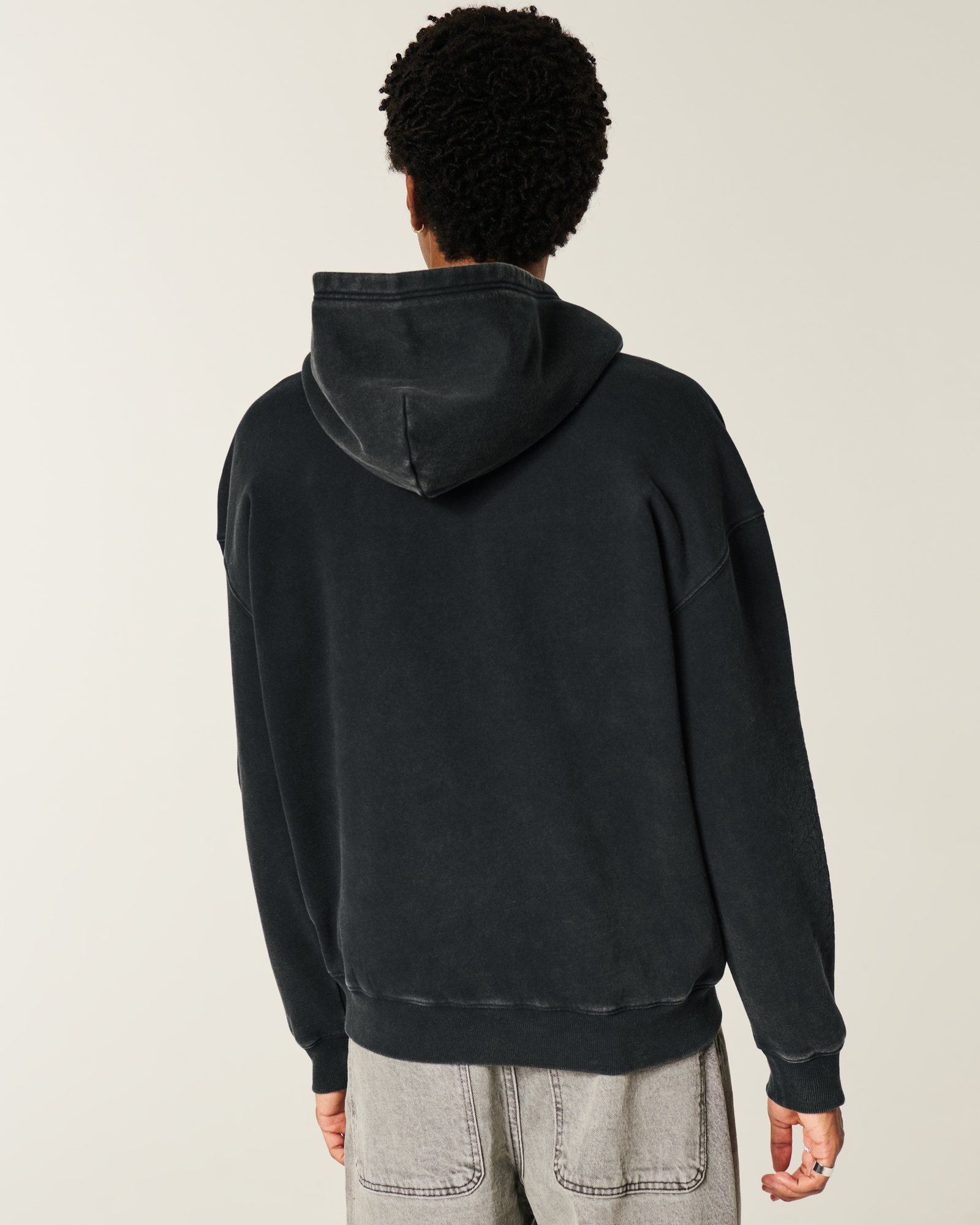 Boxy Zip-Up Hoodie