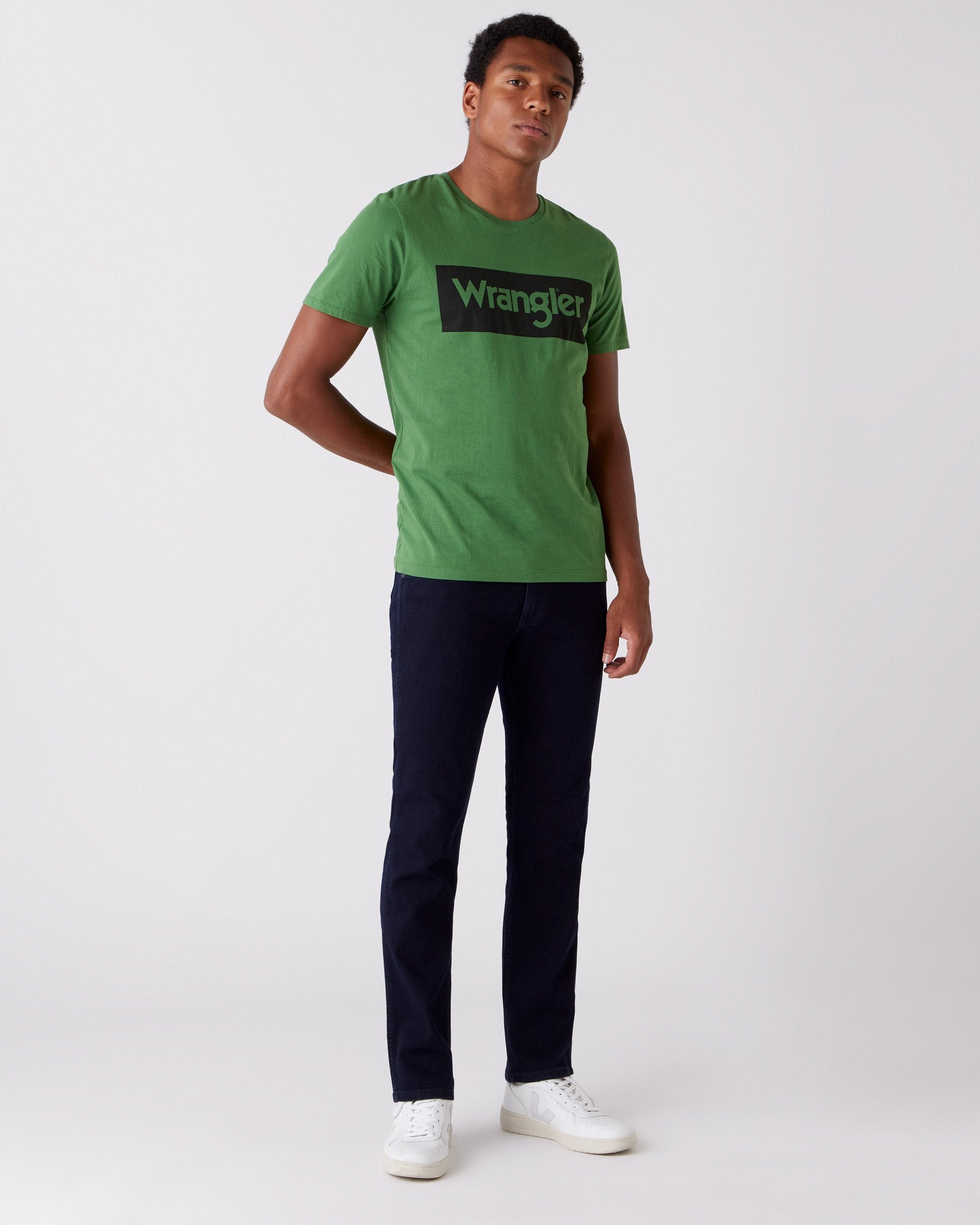 Greensboro Regular Fit Mens Jeans - Black Back (Blue)