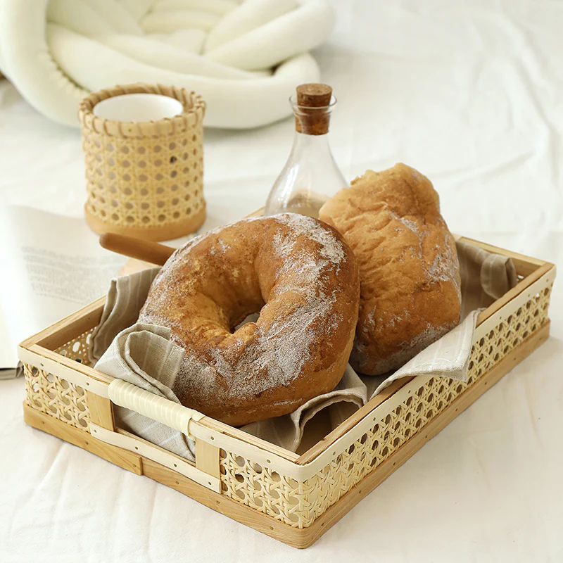 Woven Bamboo Serving Tray