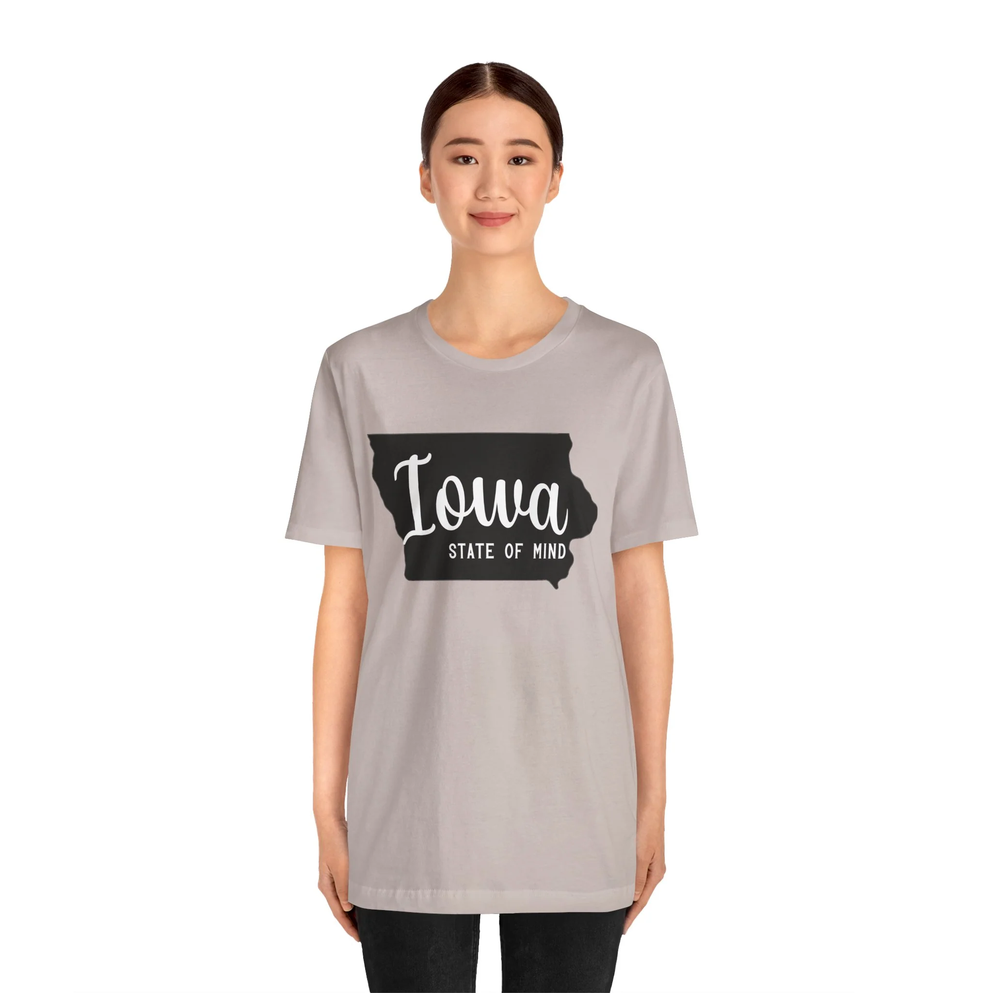 Iowa State of Mind Bella Canvas Jersey Short Sleeve Tee - Multiple Colors